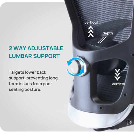 HUMAN METHOD VIBE ELITE ERGONOMIC HIGH BACK REVOLVING OFFICE CHAIR - BLACK