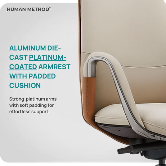 HUMAN METHOD CRUISE HIGH BACK GL REVOLVING CHAIR - BEIGE