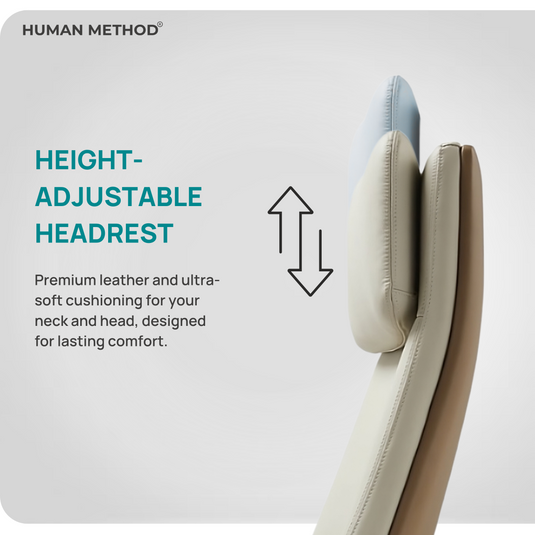 HUMAN METHOD CROWN HIGH BACK REVOLVING CHAIR - BEIGE