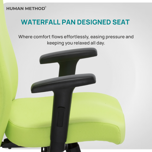 HUMAN METHOD SUPREMO ERGONOMIC SUPER HIGH BACK REVOLVING CHAIR - GREEN