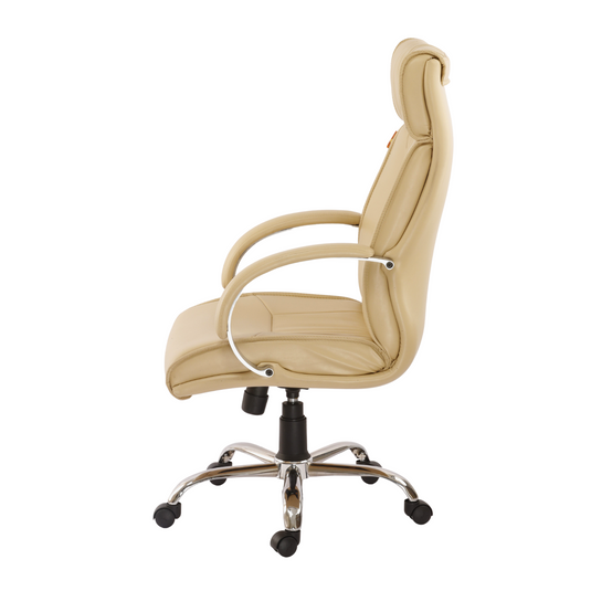 HUMAN METHOD MAGNUM (ELEGANCE) HIGH BACK REVOLVING OFFICE CHAIR - BEIGE