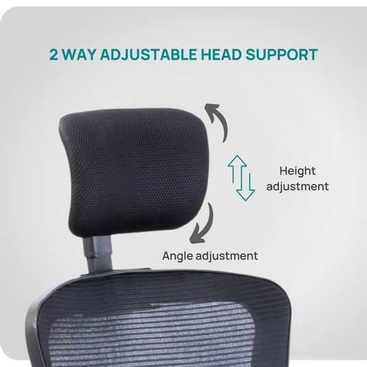 HUMAN METHOD VIBE ELITE ERGONOMIC HIGH BACK REVOLVING OFFICE CHAIR - BLACK