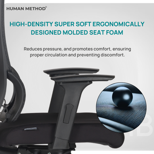 HUMAN METHOD ERGON (ELEGNACE) MID BACK REVOLVING OFFICE CHAIR
