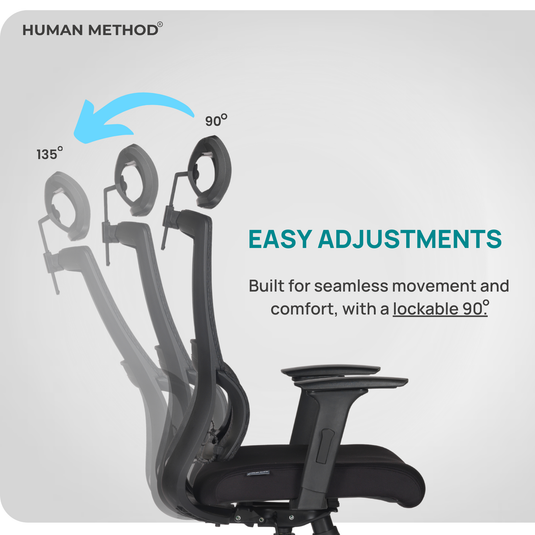HUMAN METHOD ERGON (ELEGNACE) HIGH BACK REVOLVING OFFICE CHAIR
