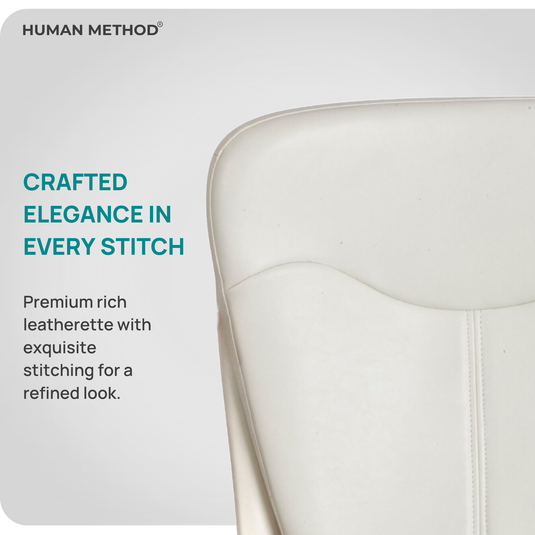 HUMAN METHOD PROGRESS PREMIUM HIGH BACK REVOLVING CHAIR - WHITE