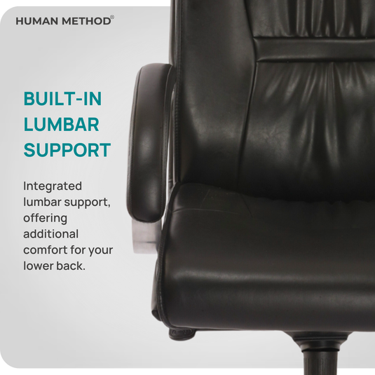 HUMAN METHOD OPERA HIGH BACK REVOLVING CHAIR (PREMIUM) - BLACK