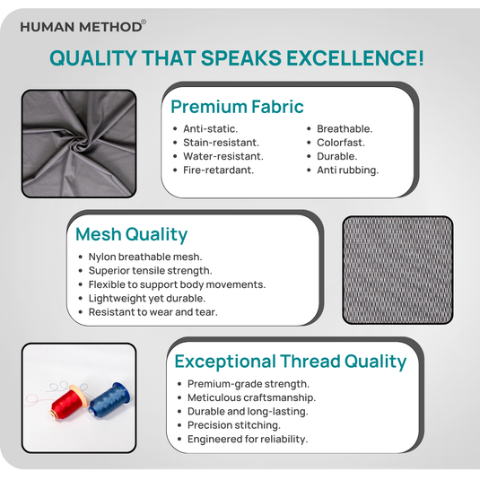 HUMAN METHOD ERGON (ELEGNACE) MID BACK REVOLVING OFFICE CHAIR