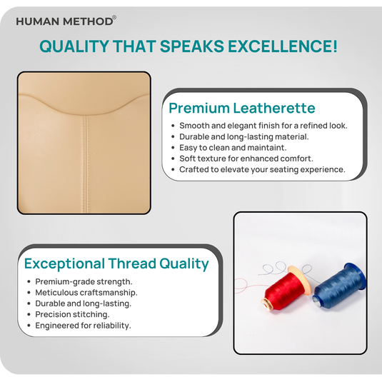 HUMAN METHOD PROGRESS PREMIUM HIGH BACK REVOLVING CHAIR - BEIGE