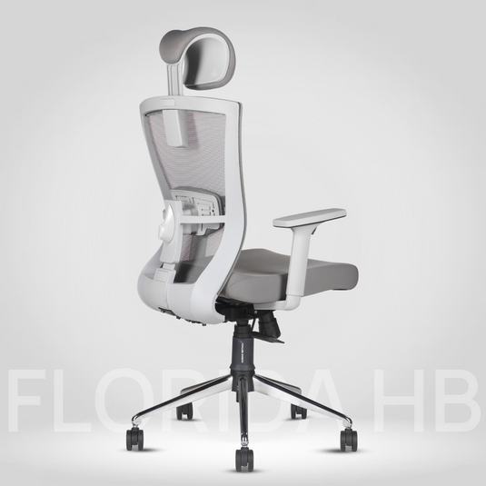 HUMAN METHOD FLORIDA PRO PREMIUM ERGONOMIC HIGH BACK REVOLVING OFFICE CHAIR - PLATINUM GREY