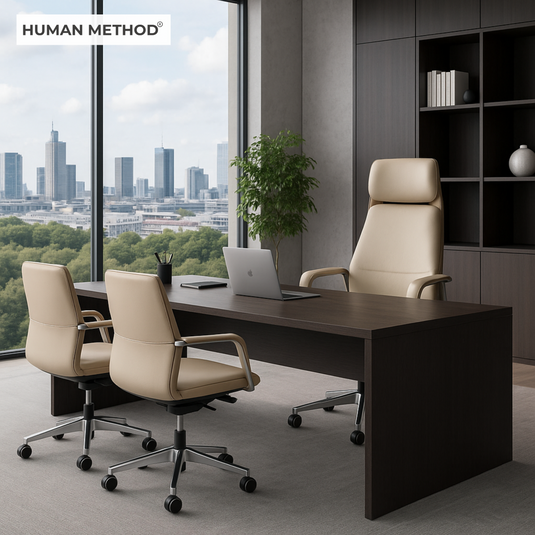 HUMAN METHOD CRUISE HIGH BACK GL REVOLVING CHAIR - BEIGE