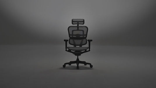 HUMAN METHOD AURA ULTRA HIGH BACK REVOLVING CHAIR - GREY