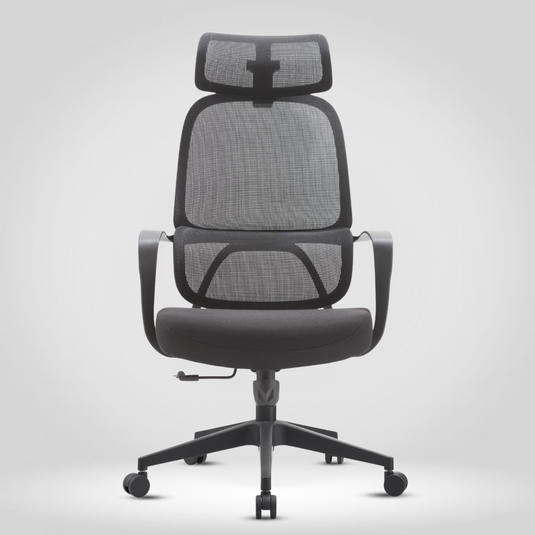 HUMAN METHOD ZENETH HIGH BACK REVOLVING CHAIR - JET BLACK